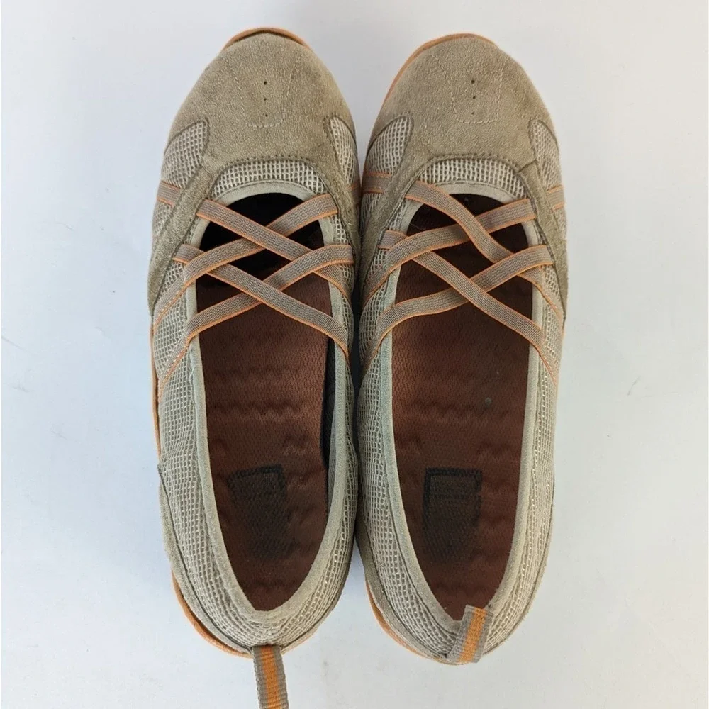 Dr. Scholl's Elsie Tan/Orange Slip Ons- 9